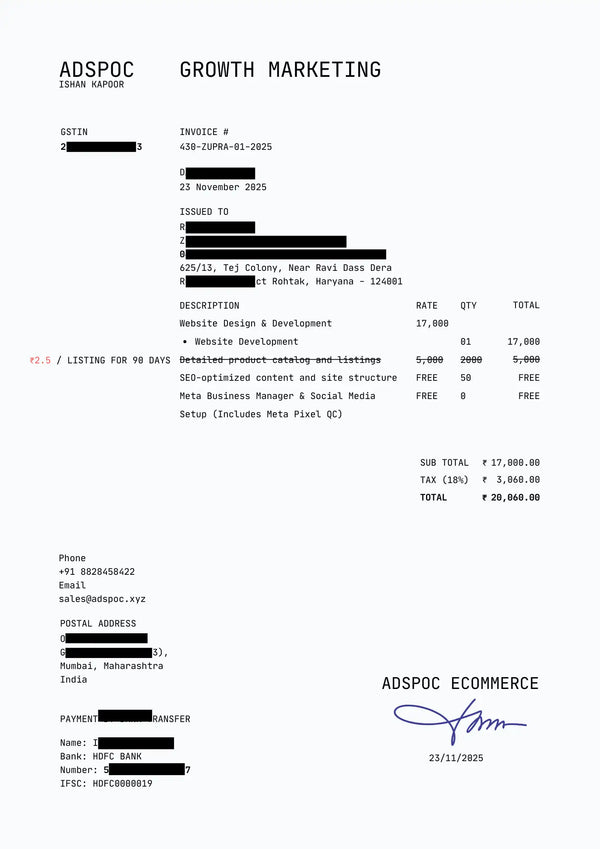 Invoice 3