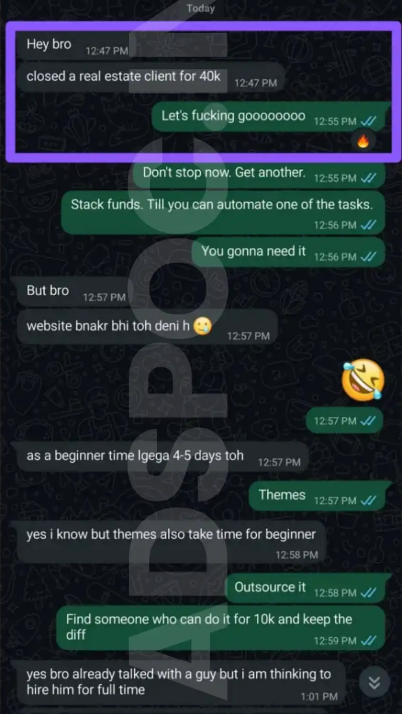 WhatsApp testimonial 13